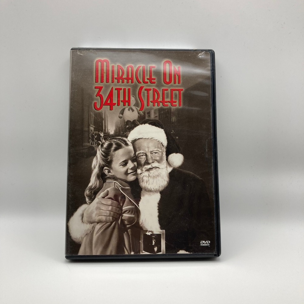 Miracle On 34th Street DVD 1947 Classic Christmas Movie Maureen OHara John Payne